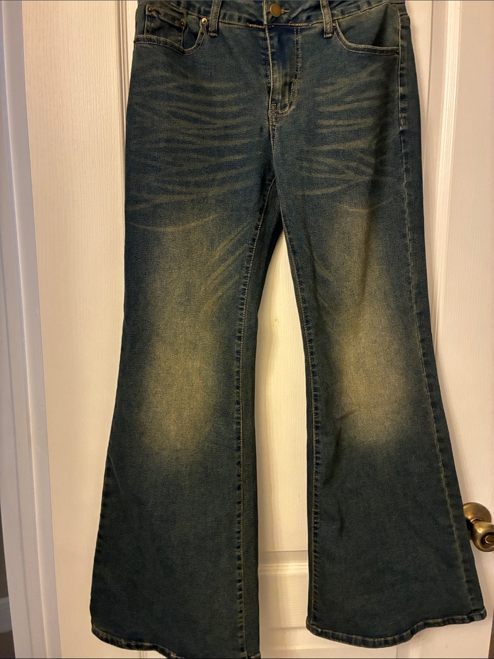 Women’s Dark Blue Flared Jeans